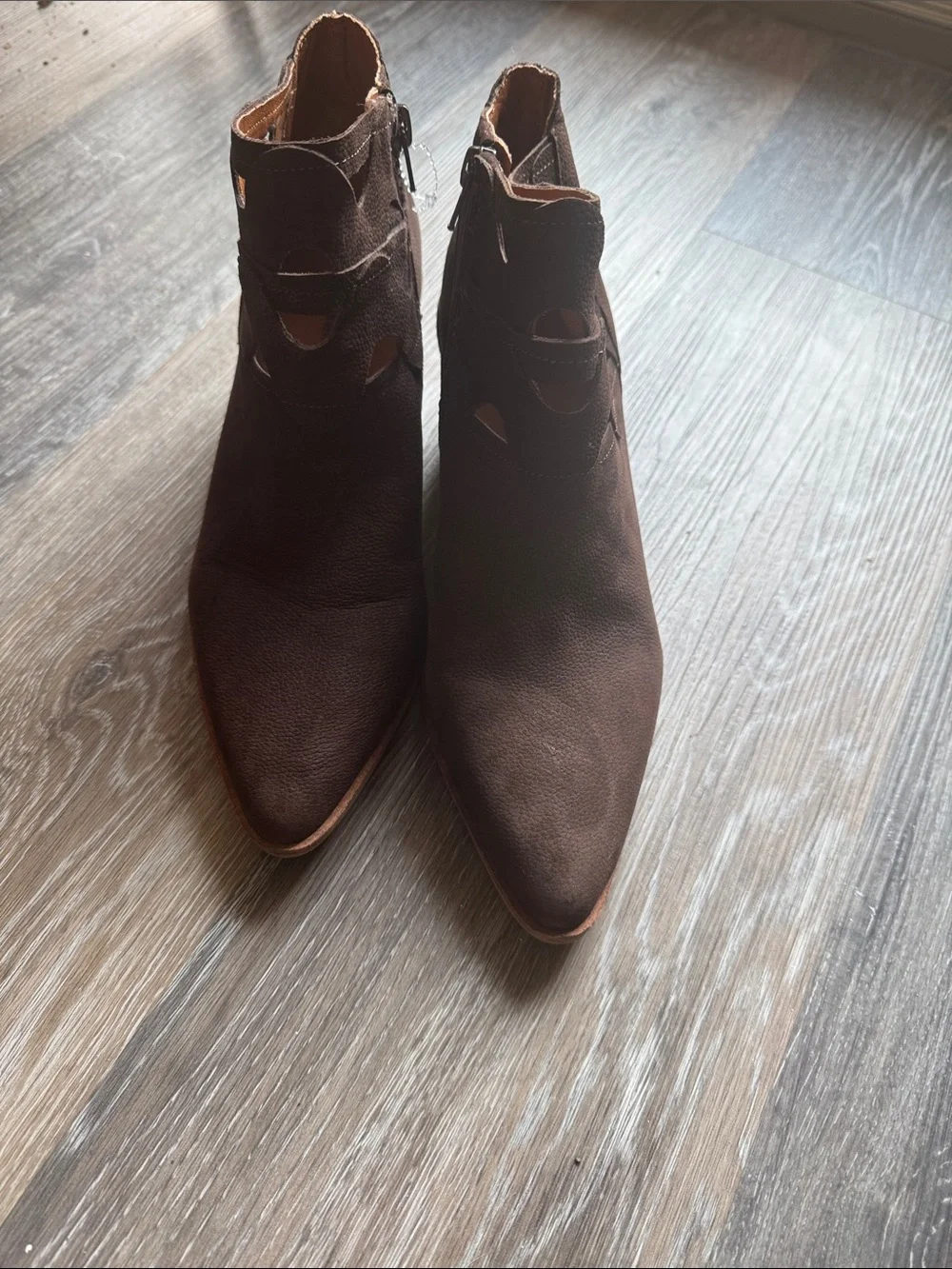 Lucky Brand brown suede